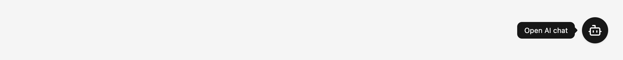 Chat widget button